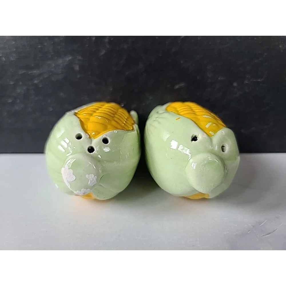 Corn On The Cob Salt And Pepper Shakers Vintage, READ Fair